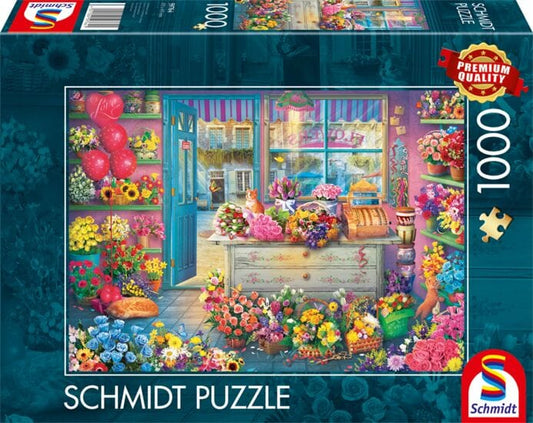 Schmidt Universalios dėlionės Colourful flower shop, 1000