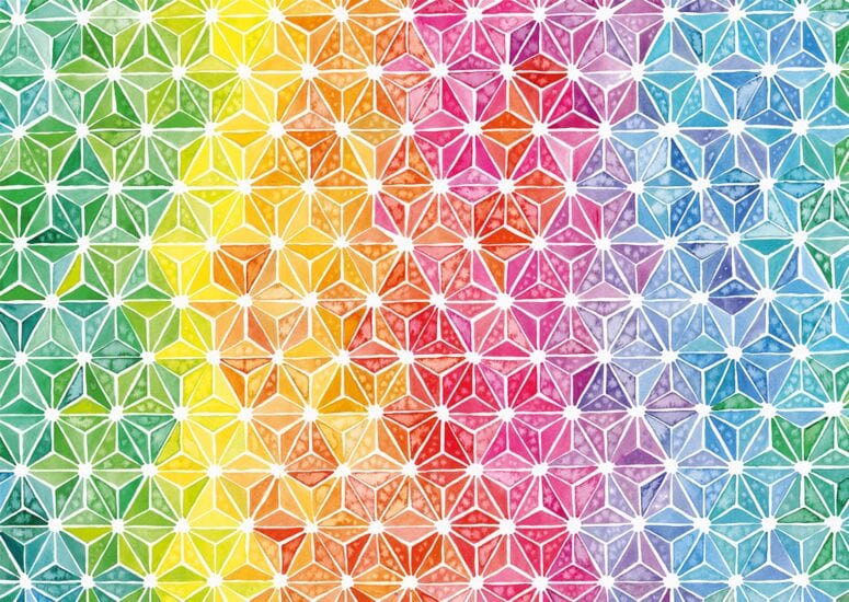 Schmidt Universalios dėlionės Colourful triangles, 1000