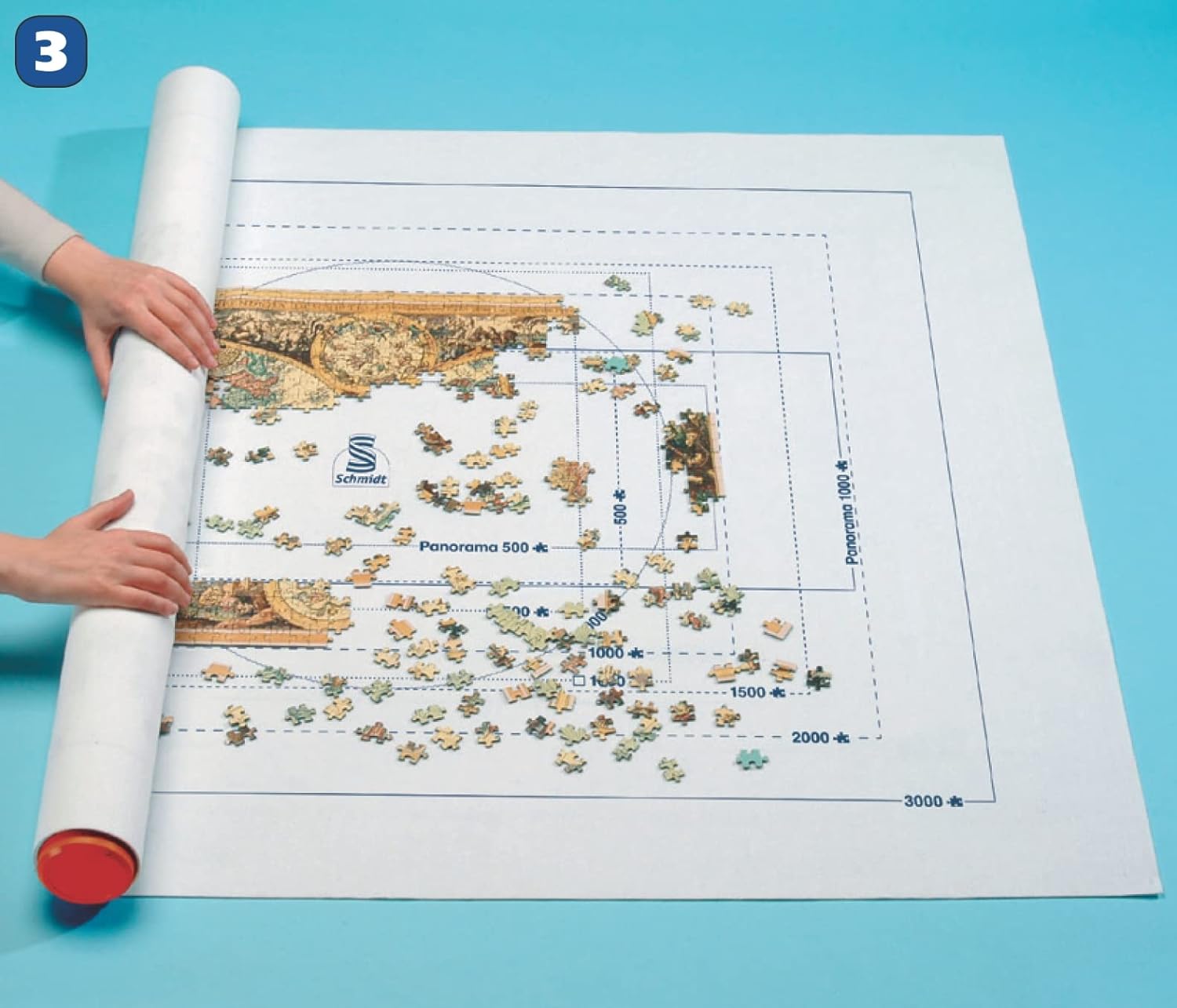 Schmidt Universalios dėlionės Dėlionės kilimėlis 3000