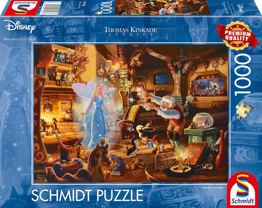 Schmidt Universalios dėlionės Disney, Geppettos Pinocchio, 1000