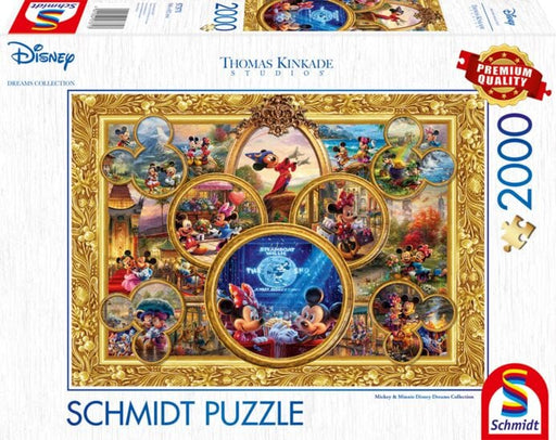 Schmidt Universalios dėlionės Disney, Mickey & Minnie, Dream Collage, 2000
