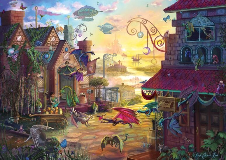 Schmidt Universalios dėlionės Dragon Mail, 1000