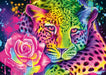 Schmidt Universalios dėlionės Neon Rainbow Leopard, 1000