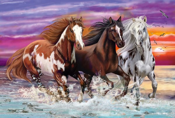 Schmidt Universalios dėlionės Trio of wild horses, 200