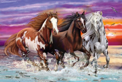 Schmidt Universalios dėlionės Trio of wild horses, 200