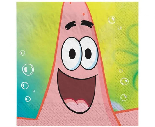 Servetėlės SpongeBob 33x33 cm, 16 vnt.-Kita-Brain Games LT