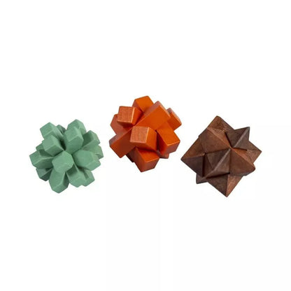 Set of 3 Puzzles-Galvosūkiai-Brain Games LT