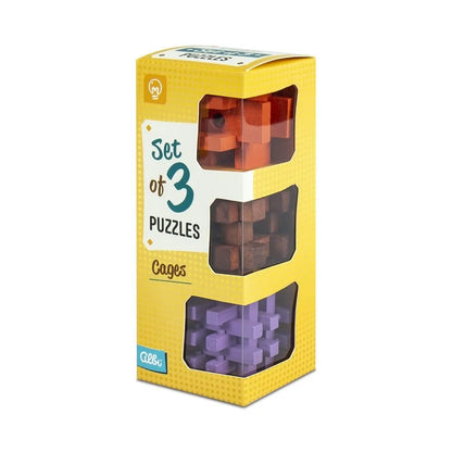 Set of 3 Puzzles-Galvosūkiai-Brain Games LT