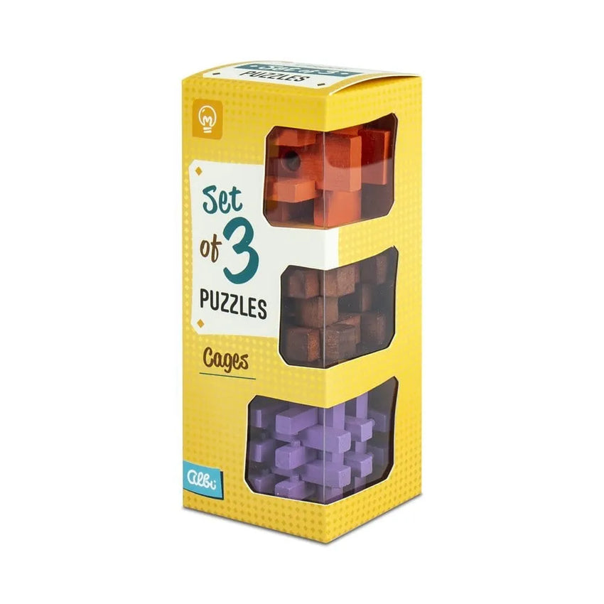 Set of 3 Puzzles-Galvosūkiai-Brain Games LT