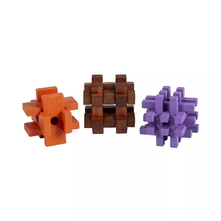 Set of 3 Puzzles-Galvosūkiai-Brain Games LT