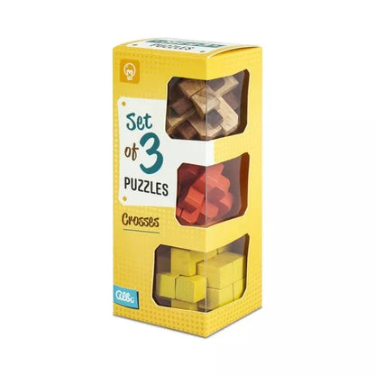 Set of 3 Puzzles-Galvosūkiai-Brain Games LT