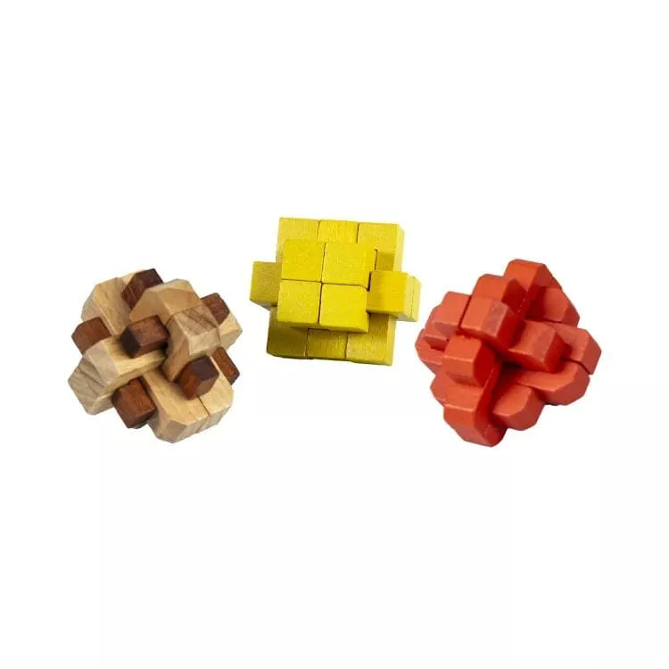 Set of 3 Puzzles-Galvosūkiai-Brain Games LT