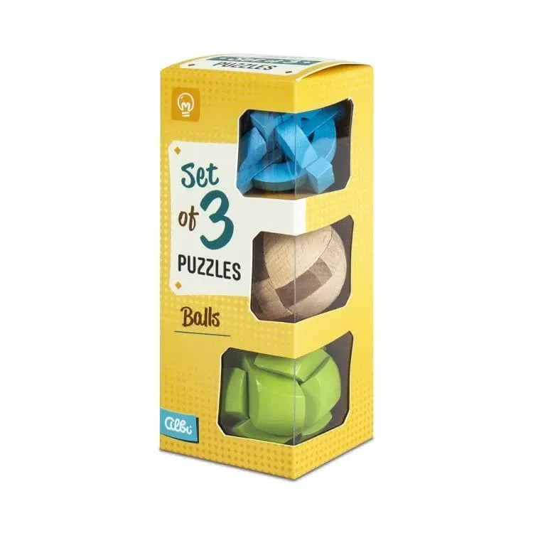 Set of 3 Puzzles-Galvosūkiai-Brain Games LT