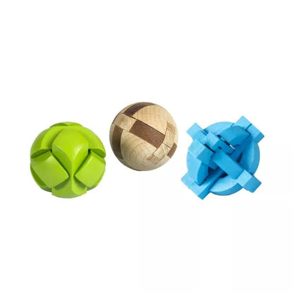 Set of 3 Puzzles-Galvosūkiai-Brain Games LT