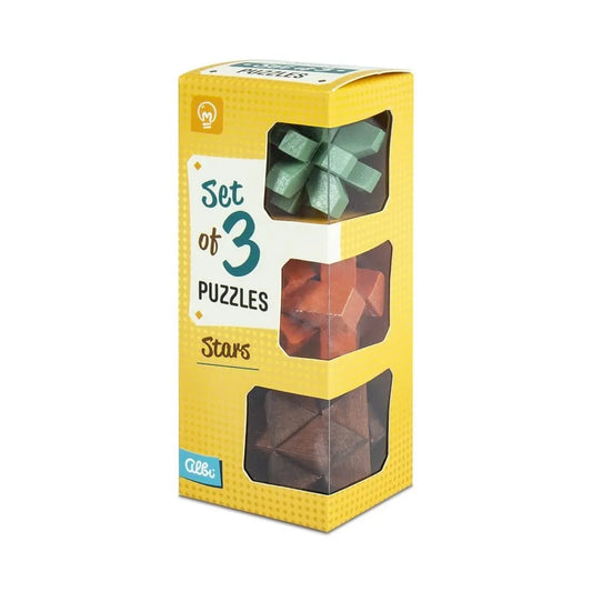 Set of 3 Puzzles-Galvosūkiai-Brain Games LT