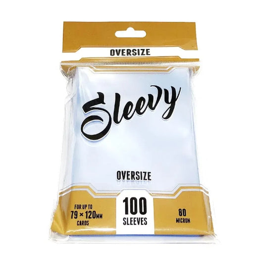 Sleevy OVERSIZE (79 x 120 mm) - 100 vnt.-Kita-Brain Games LT