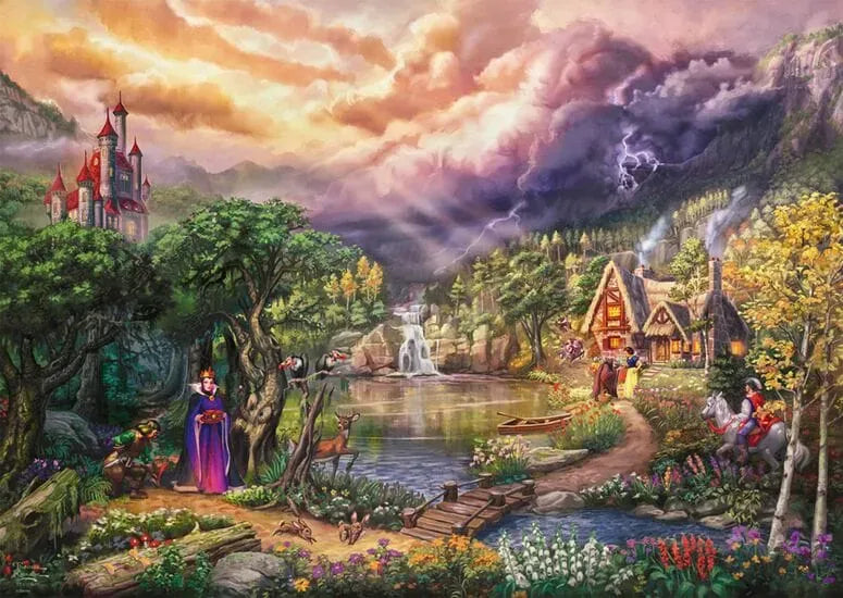 Snow White and the Queen, 1000-Universalios dėlionės-Brain Games LT