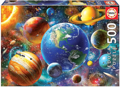 Solar system, 500-Universalios dėlionės-Brain Games LT