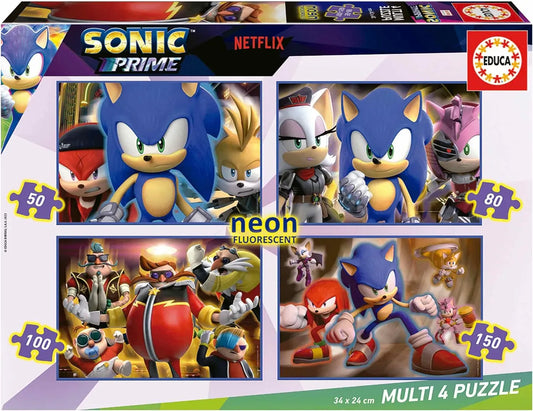 Sonic Prime dėlionių rinkinys-Vaikiškos dėlionės-Brain Games LT