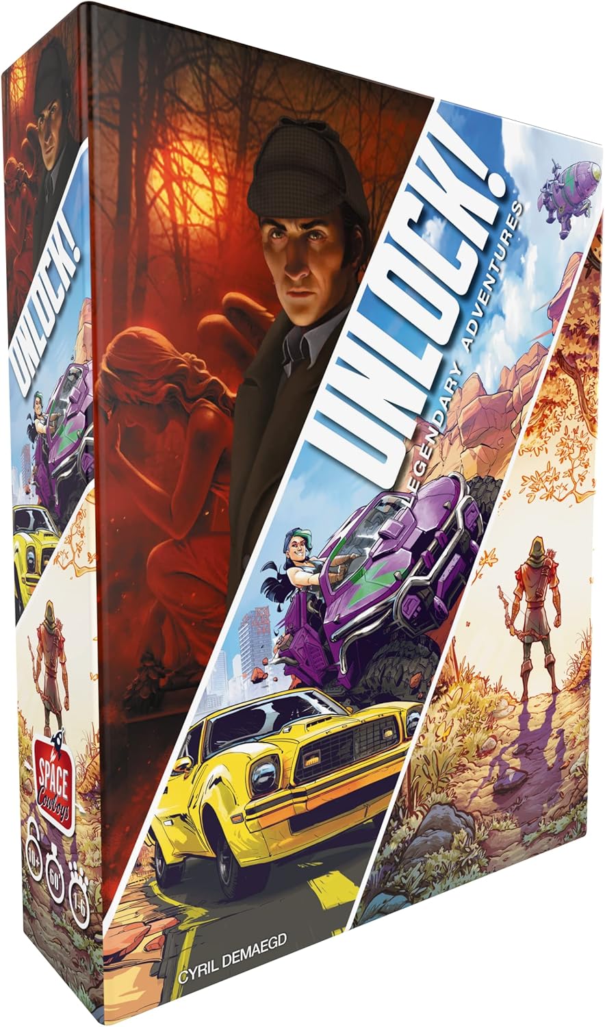 Space Cowboys Stalo žaidimai Unlock 9! Legendary Adventures