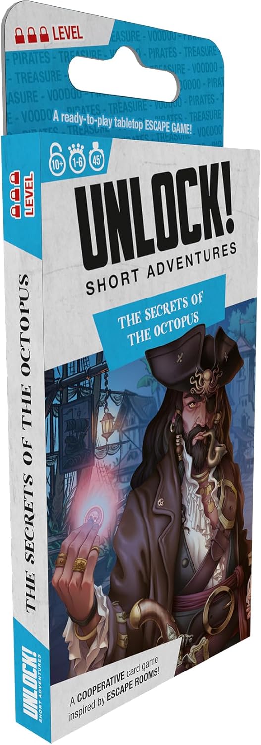 Space Cowboys Stalo žaidimai Unlock! Short 6 - The Secrets of the Octopus