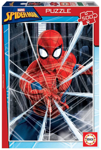 Spider-Man, 500-Vaikiškos dėlionės-Brain Games LT