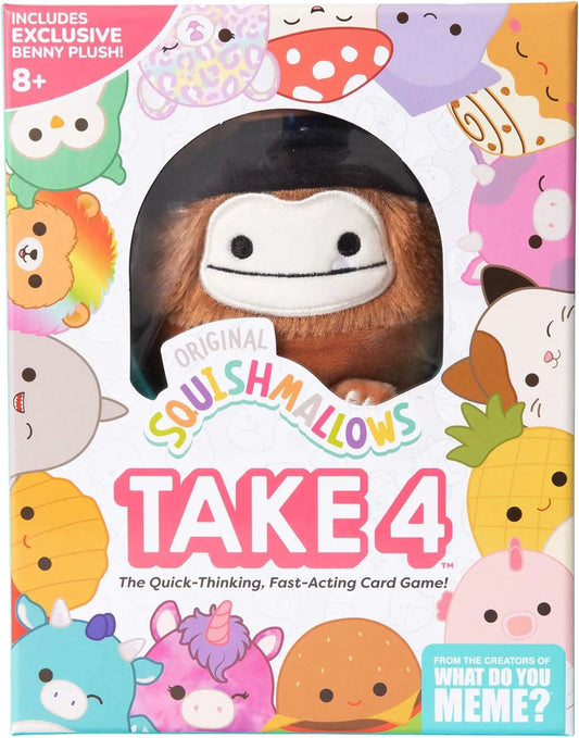 Squishmallows Take 4-Stalo žaidimai-Brain Games LT