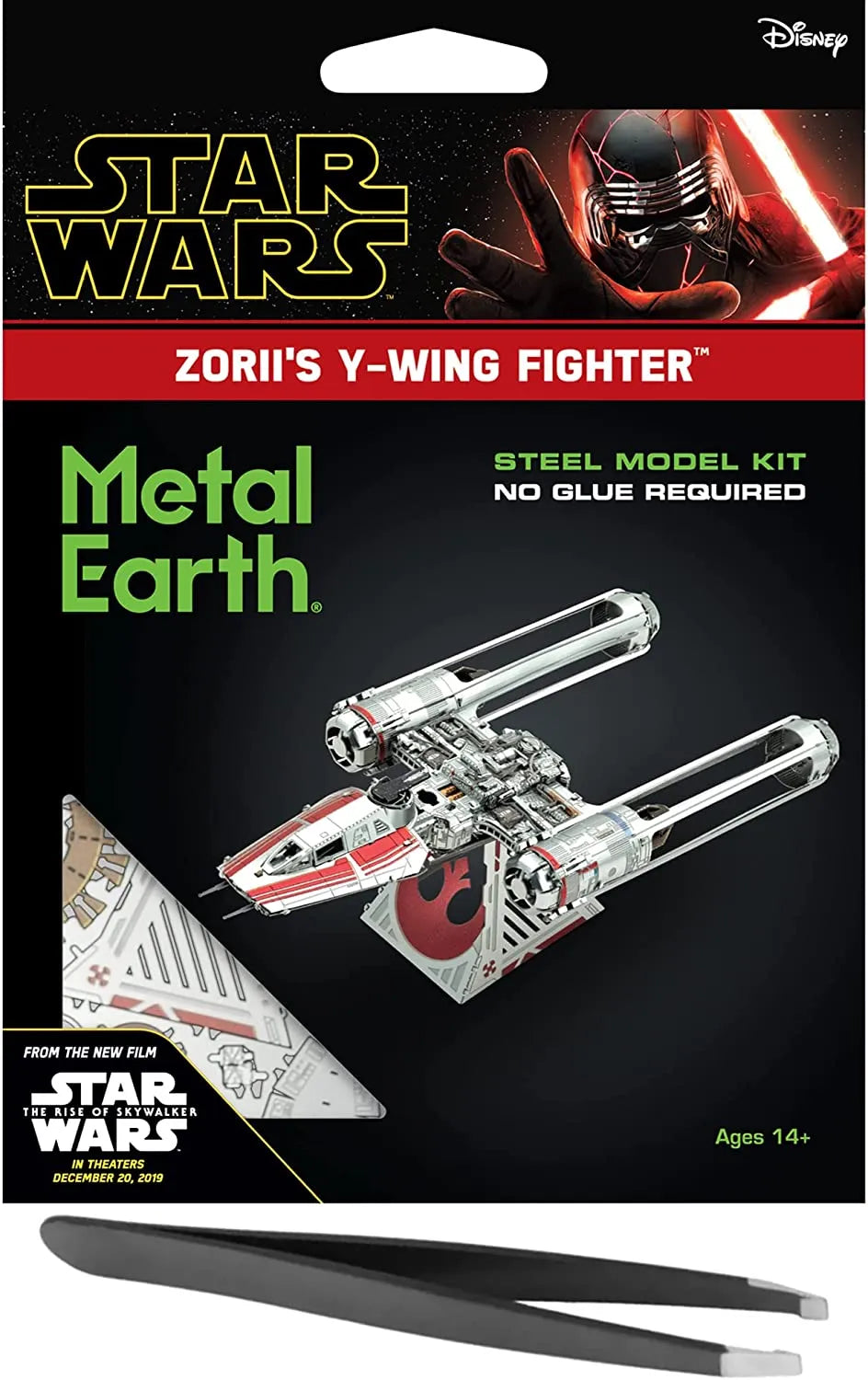 Star Wars: Zorii's Y-Wing Fighter-The Rise of Skywalker-Konstruktoriai-Brain Games LT