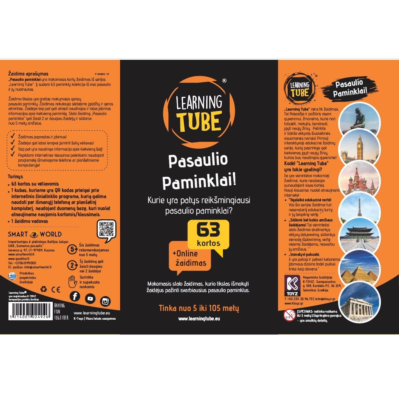 Sumanus pasaulis Stalo žaidimai Pasaulio paminklai