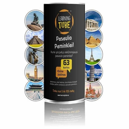 Sumanus pasaulis Stalo žaidimai Pasaulio paminklai