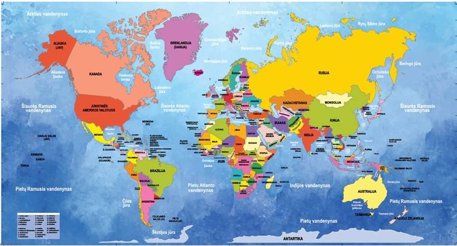 Sumanus pasaulis Stalo žaidimai Pasaulio šalys