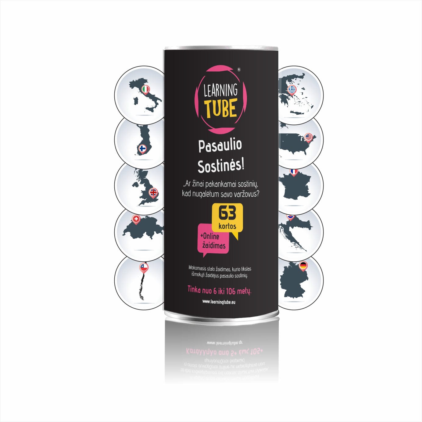 Sumanus pasaulis Stalo žaidimai Pasaulio sostinės