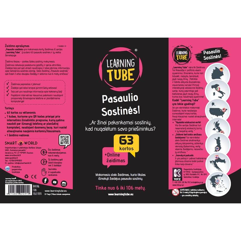 Sumanus pasaulis Stalo žaidimai Pasaulio sostinės