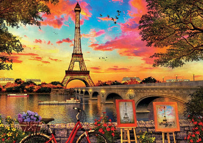 Sunset in Paris, 3000-Universalios dėlionės-Brain Games LT