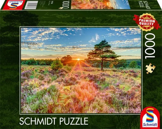 Sunset on the heath, 1000-Universalios dėlionės-Brain Games LT