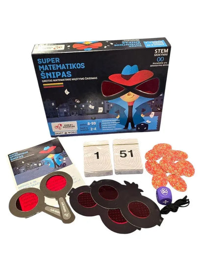 Super matematikos šnipas-Stalo žaidimai-Brain Games LT