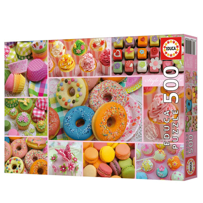 Sweet Party Collage, 500-Universalios dėlionės-Brain Games LT