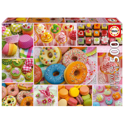 Sweet Party Collage, 500-Universalios dėlionės-Brain Games LT