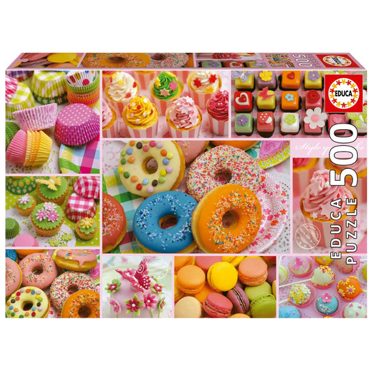 Sweet Party Collage, 500-Universalios dėlionės-Brain Games LT