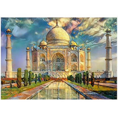Taj Mahal, 1000-Universalios dėlionės-Brain Games LT