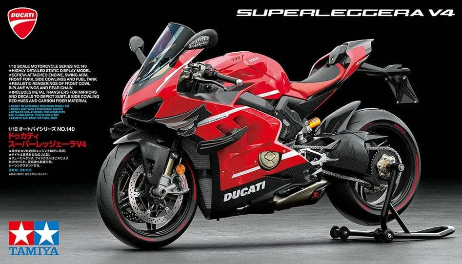 Baksas Surenkami modeliai Tamiya - Ducati Superleggera V4, 1/12