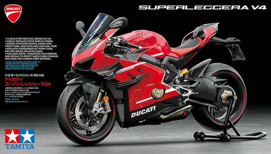 Tamiya - Ducati Superleggera V4, 1/12-Surenkami modeliai-Brain Games LT
