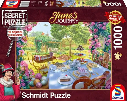 Tea in the garden, 1000-Universalios dėlionės-Brain Games LT