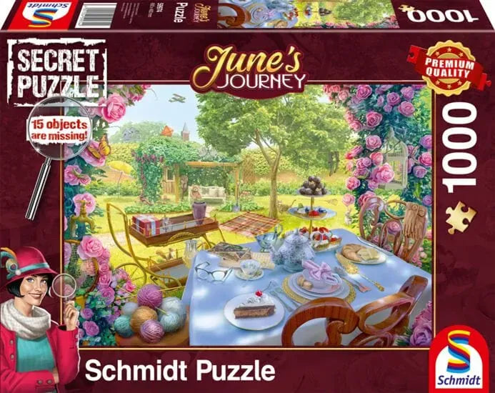 Schmidt Universalios dėlionės Tea in the garden, 1000