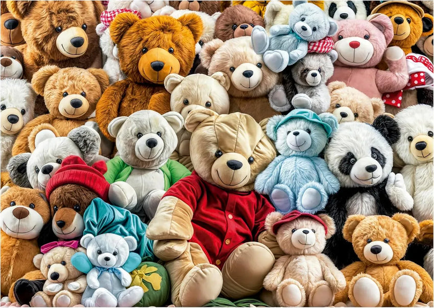Teddy Bears, 500-Universalios dėlionės-Brain Games LT