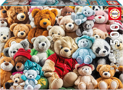 Teddy Bears, 500-Universalios dėlionės-Brain Games LT