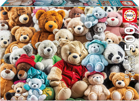 Teddy Bears, 500-Universalios dėlionės-Brain Games LT