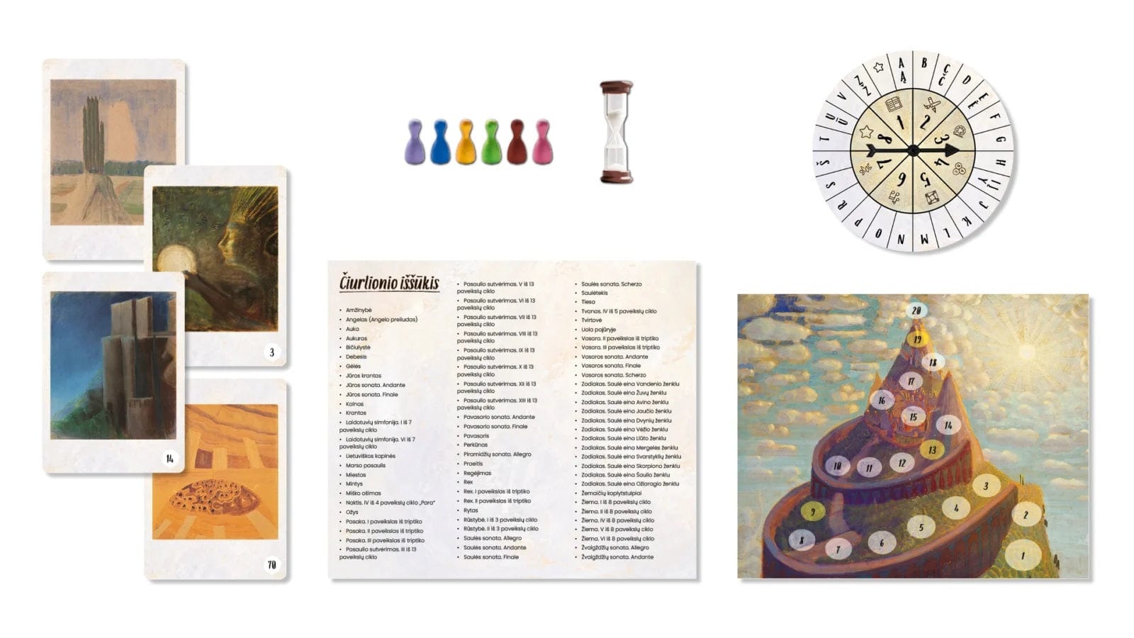 Terra Publica Stalo žaidimai Čiurlionio iššūkis