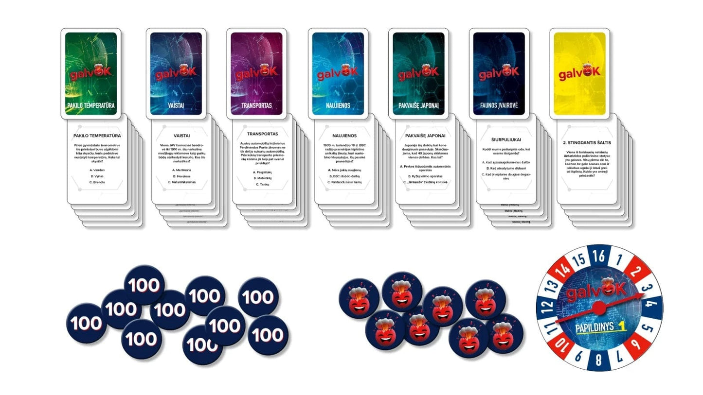 Terra Publica Stalo žaidimai Galvok papildinys Nr.1