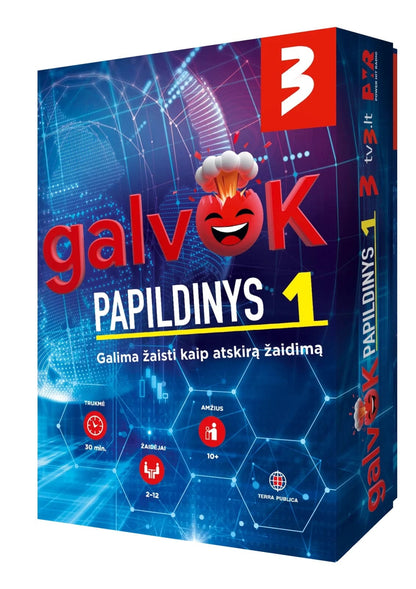 Terra Publica Stalo žaidimai Galvok papildinys Nr.1